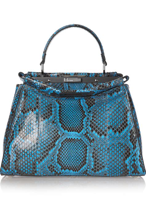 fendi peekaboo medium python|fendi peekaboo suede.